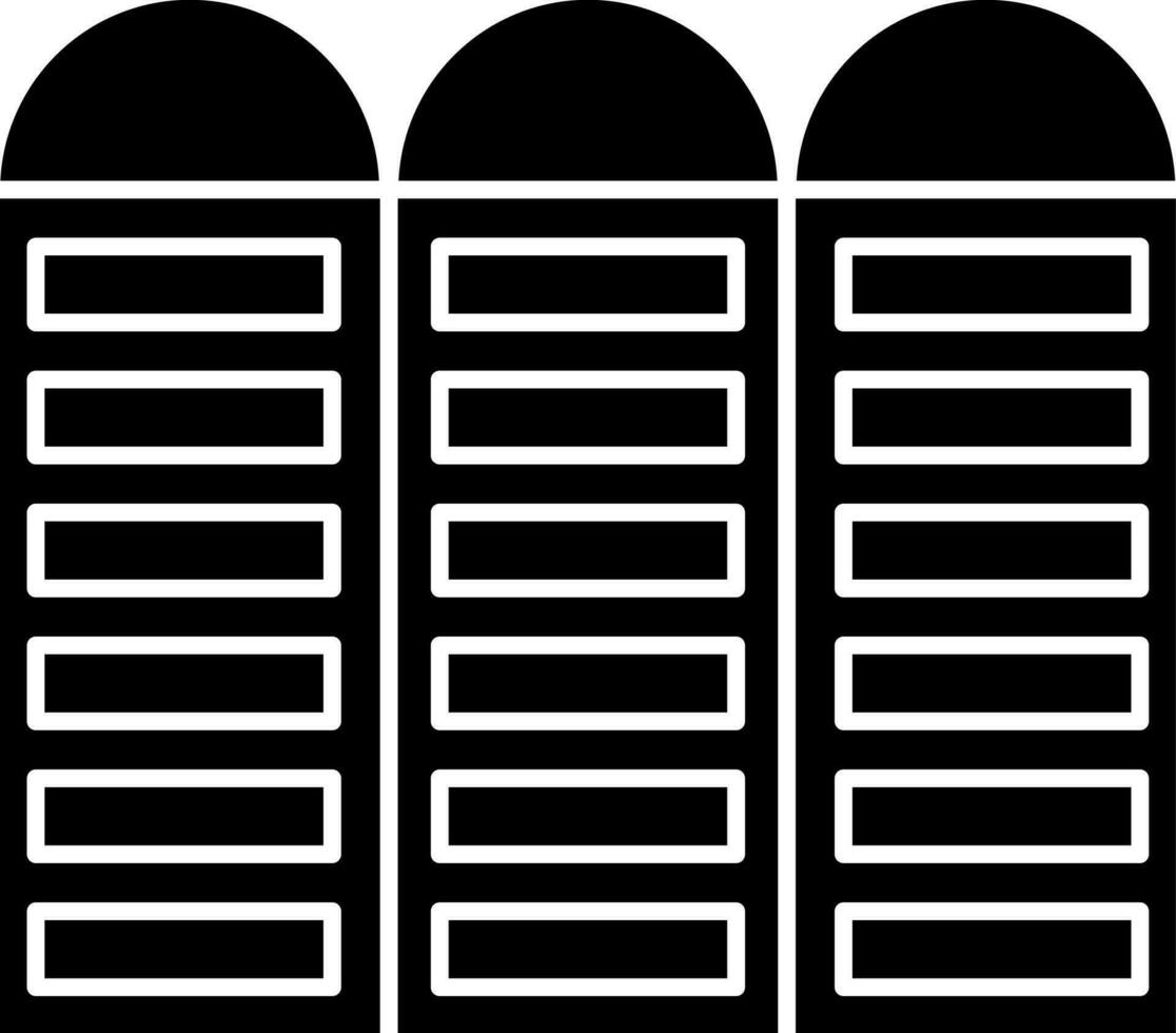 Black and White commandments glyph icon or symbol. vector