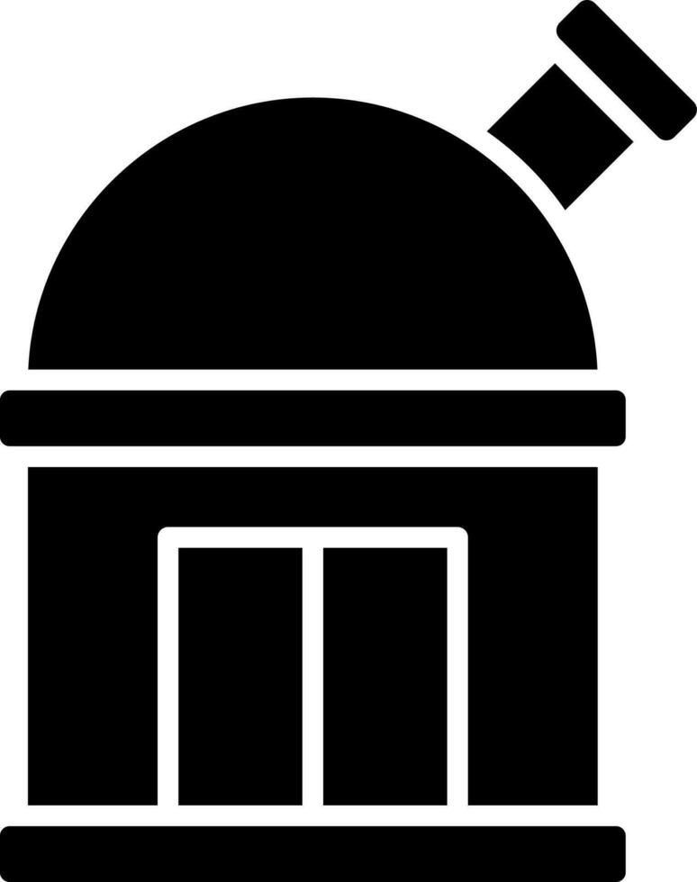 Vector illustration of observatory icon.