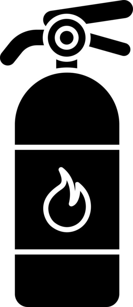 Fire extinguisher icon in flat style. vector