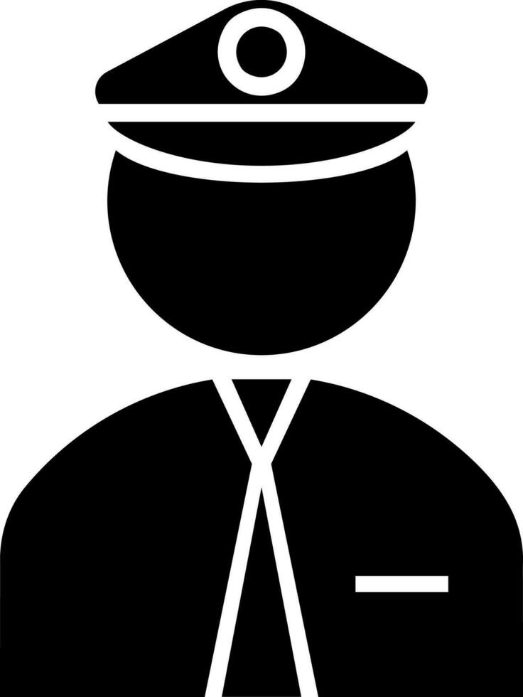 Vector illustration of security guard. 24278214 Vector Art at Vecteezy