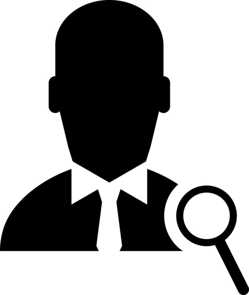 Vector illustration of search people icon.