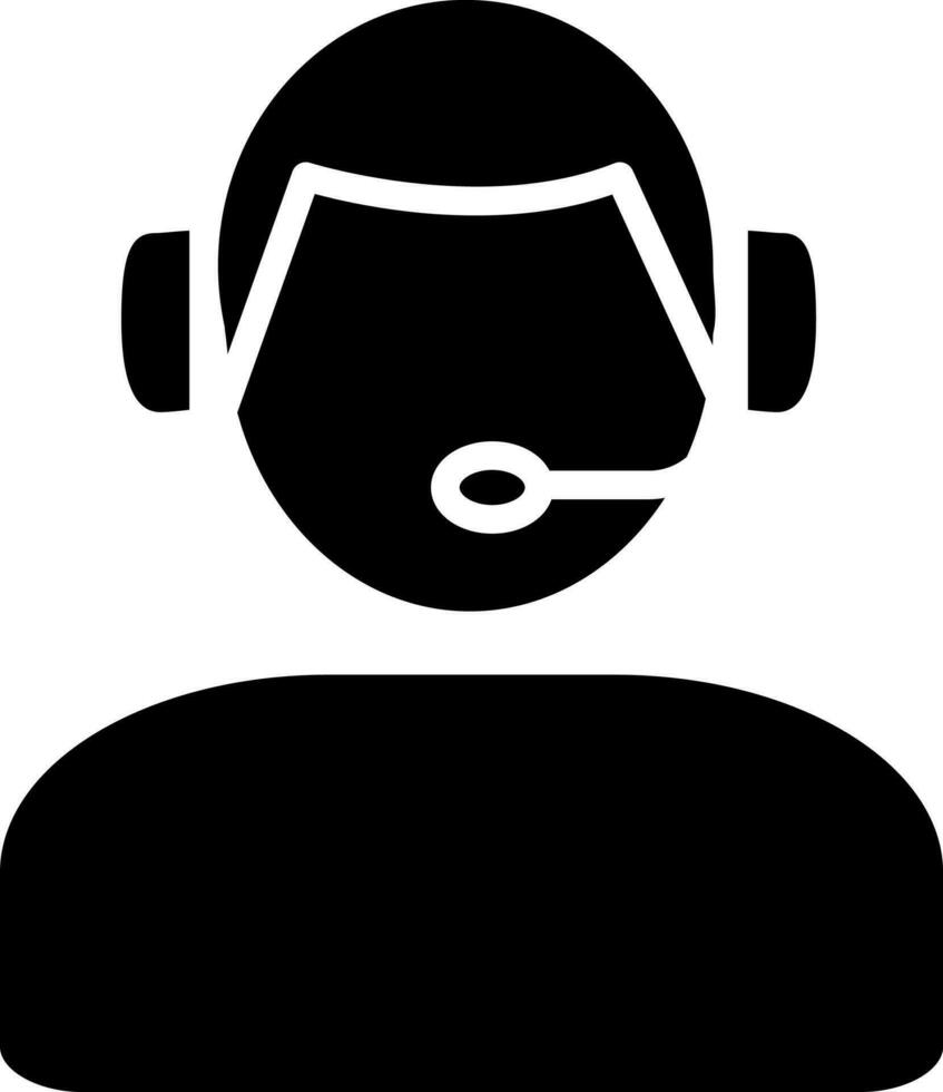 Operator or customer service icon. vector