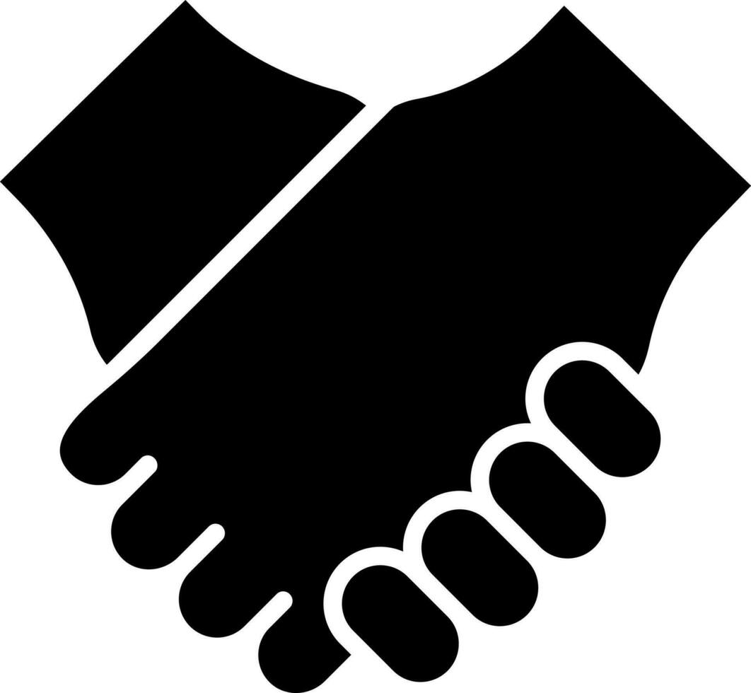 Vector illustration of handshake icon.