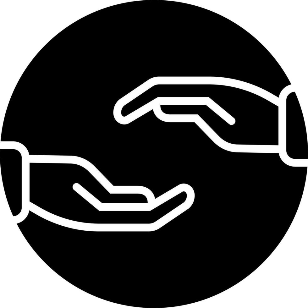 Vector illustration of handshake icon.