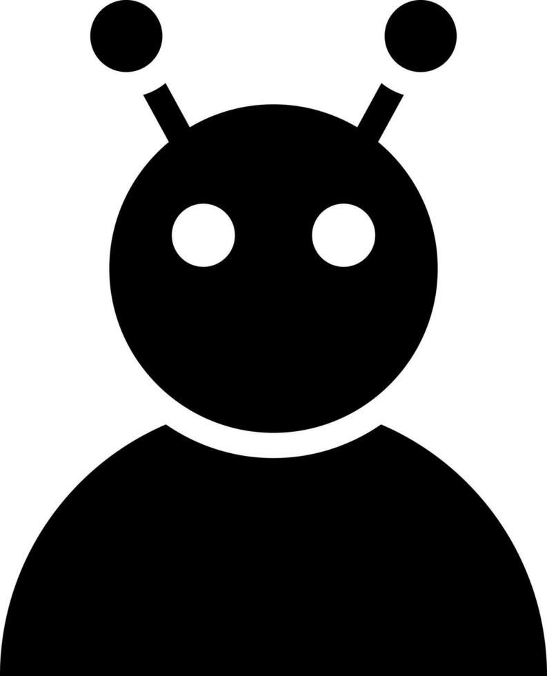 Vector illustration of robot icon.