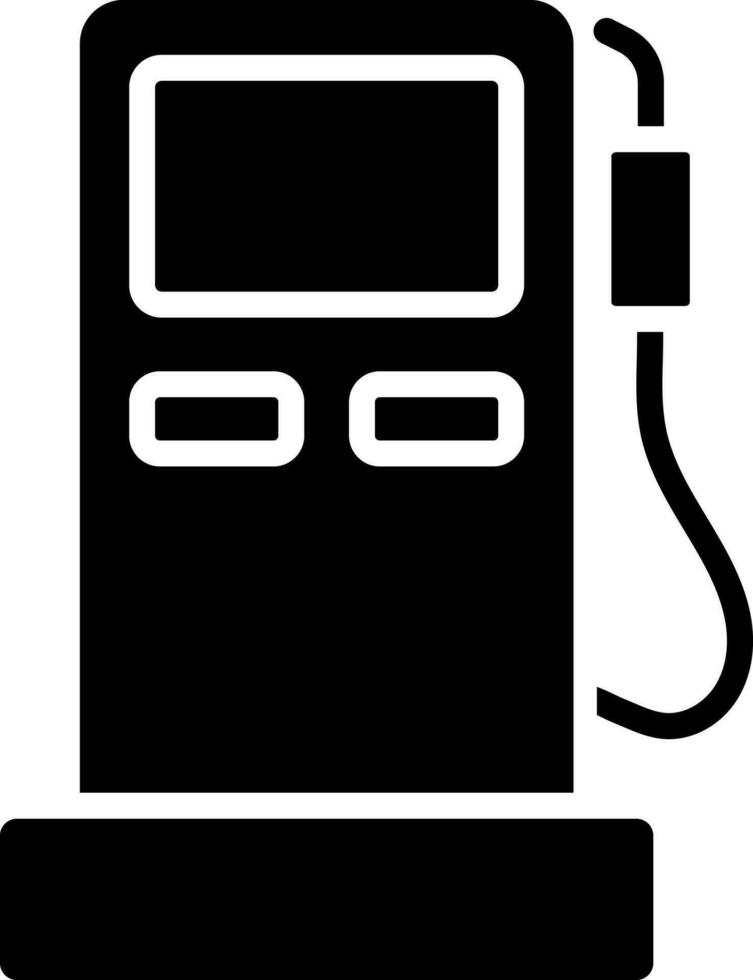 Gasoline icon in flat style. vector