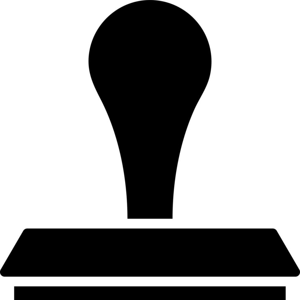 Black and White illustration of stamp icon. 24278839 Vector Art at Vecteezy