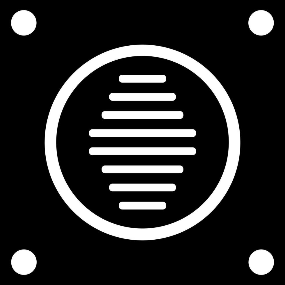 Black and White illustration of drain icon. vector