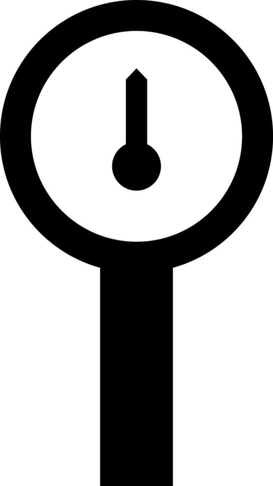 Pressure gauge sign or symbol. vector