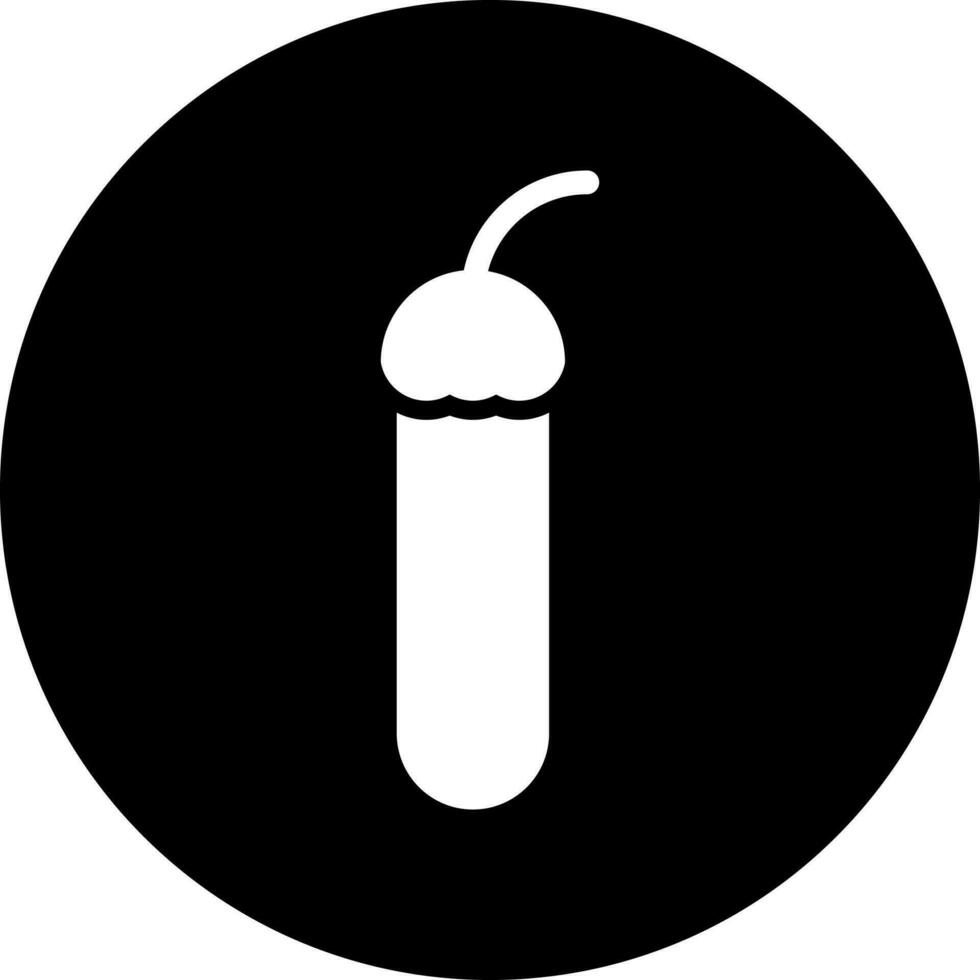 Illustration of brinjal glyph icon. vector