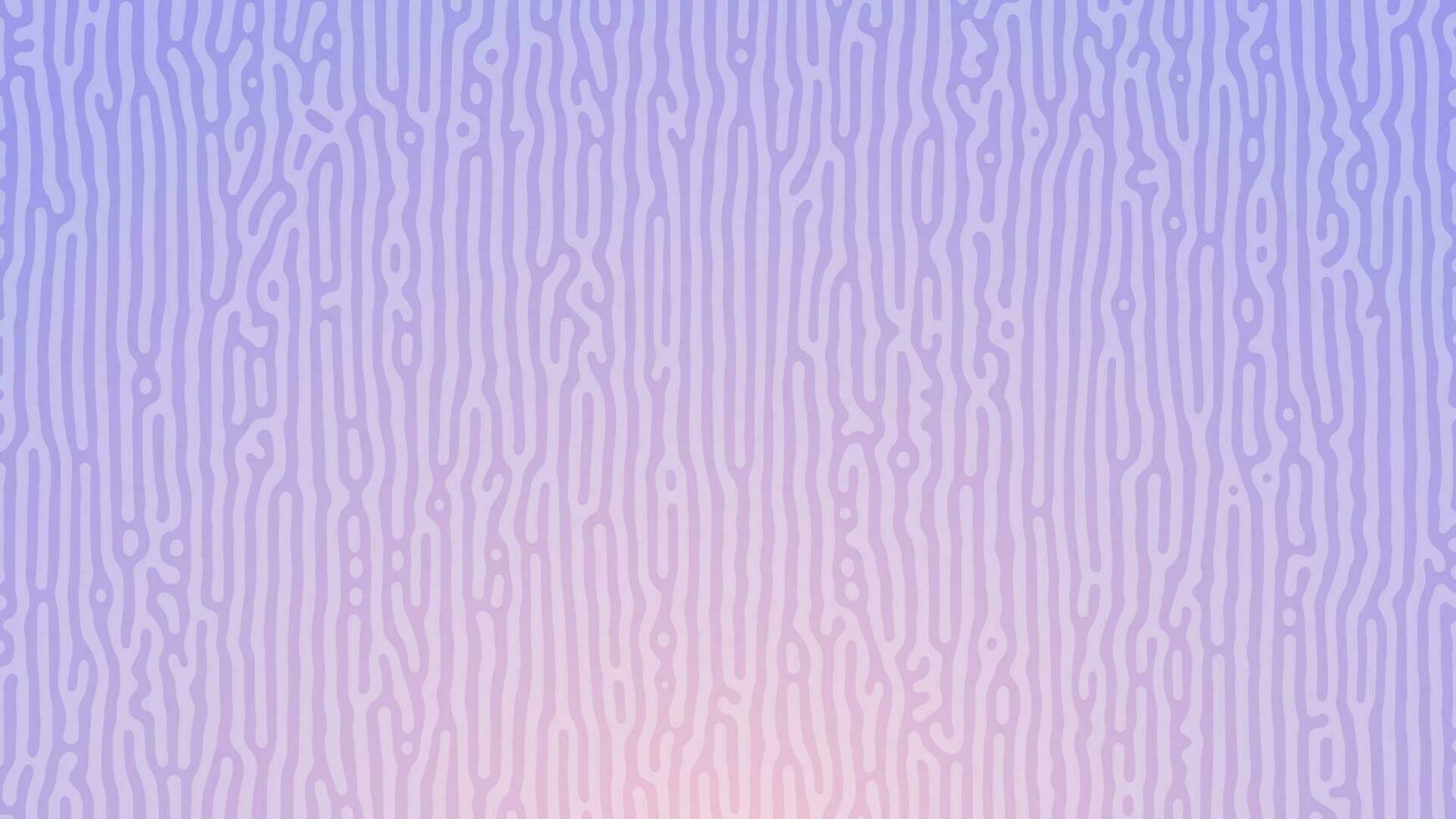 Purple Turing reaction gradient background. Abstract diffusion pattern with chaotic shapes. Vector illustration.