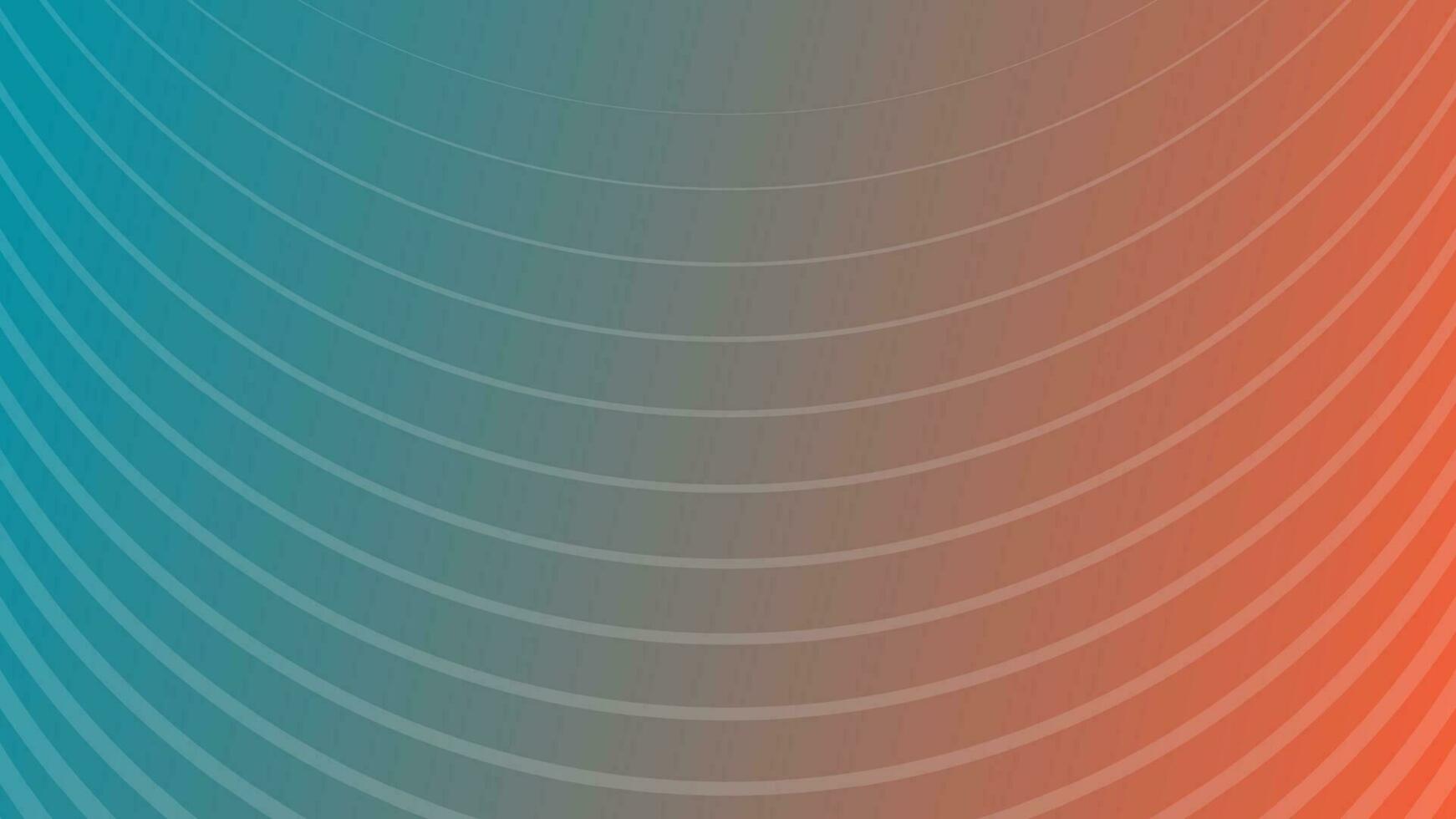 Modern colorful gradient background with rounded lines vector