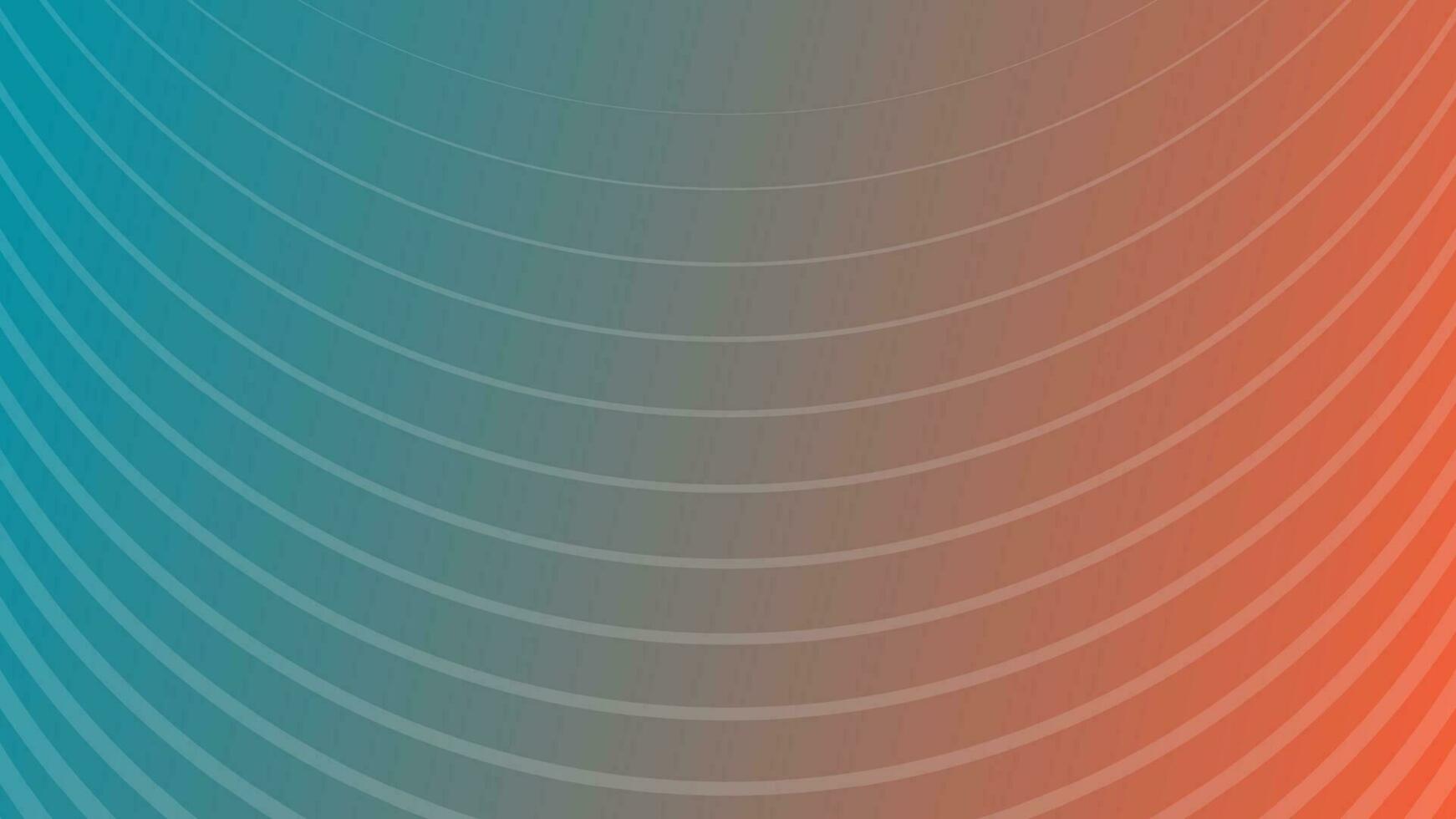 Modern colorful gradient background with rounded lines vector