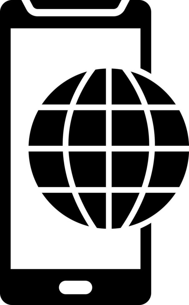 Internet connection smartphone icon. vector