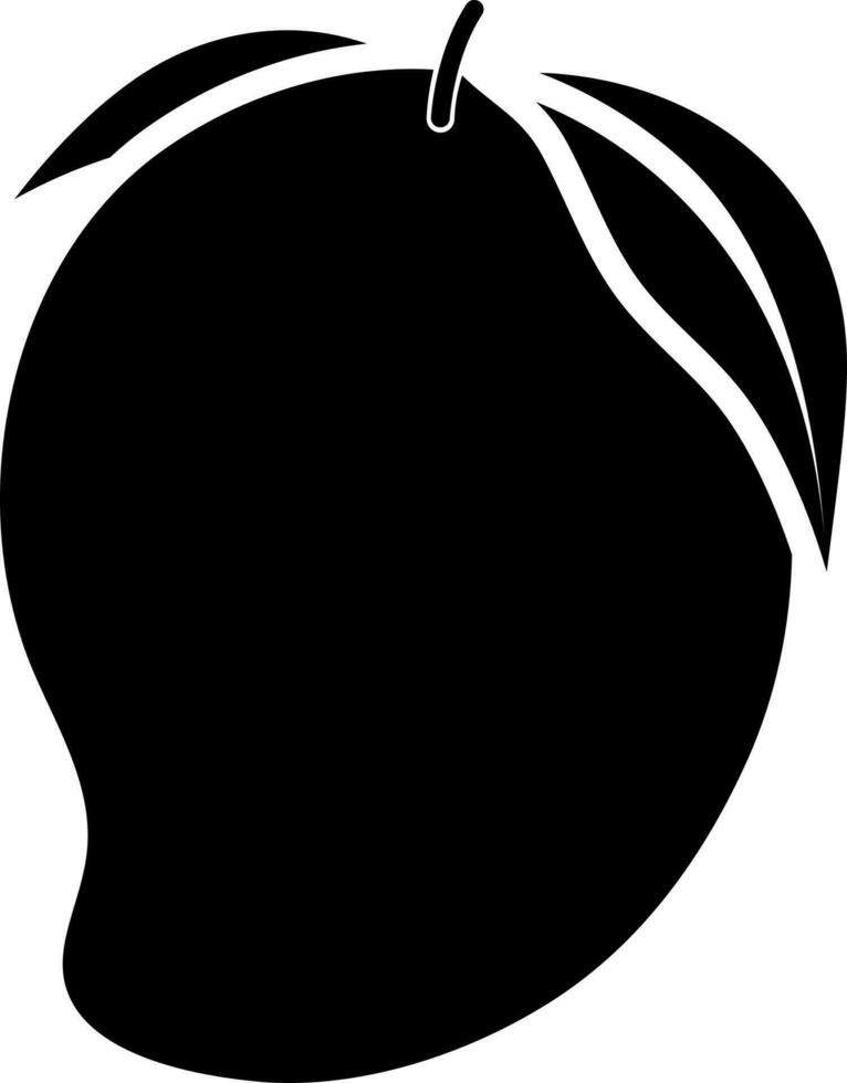 Vector illustration of mango icon.
