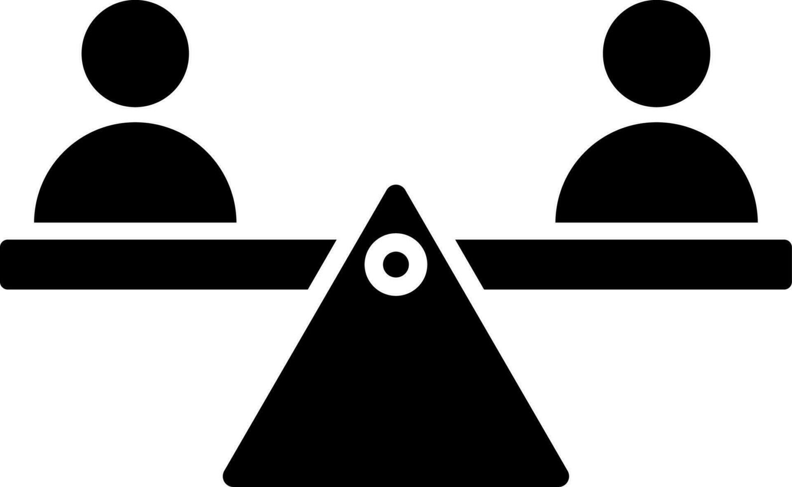 Male and female equal icon or symbol. vector