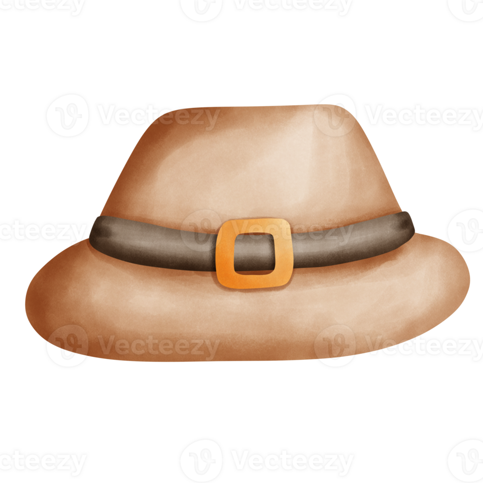 cámping sombrero acuarela elemento 24279481 PNG