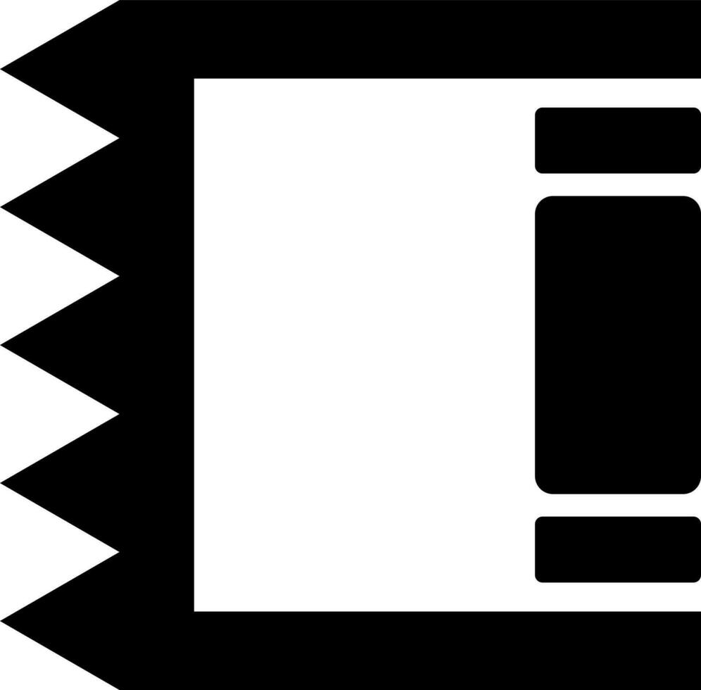 Illustration of weapon icon. vector