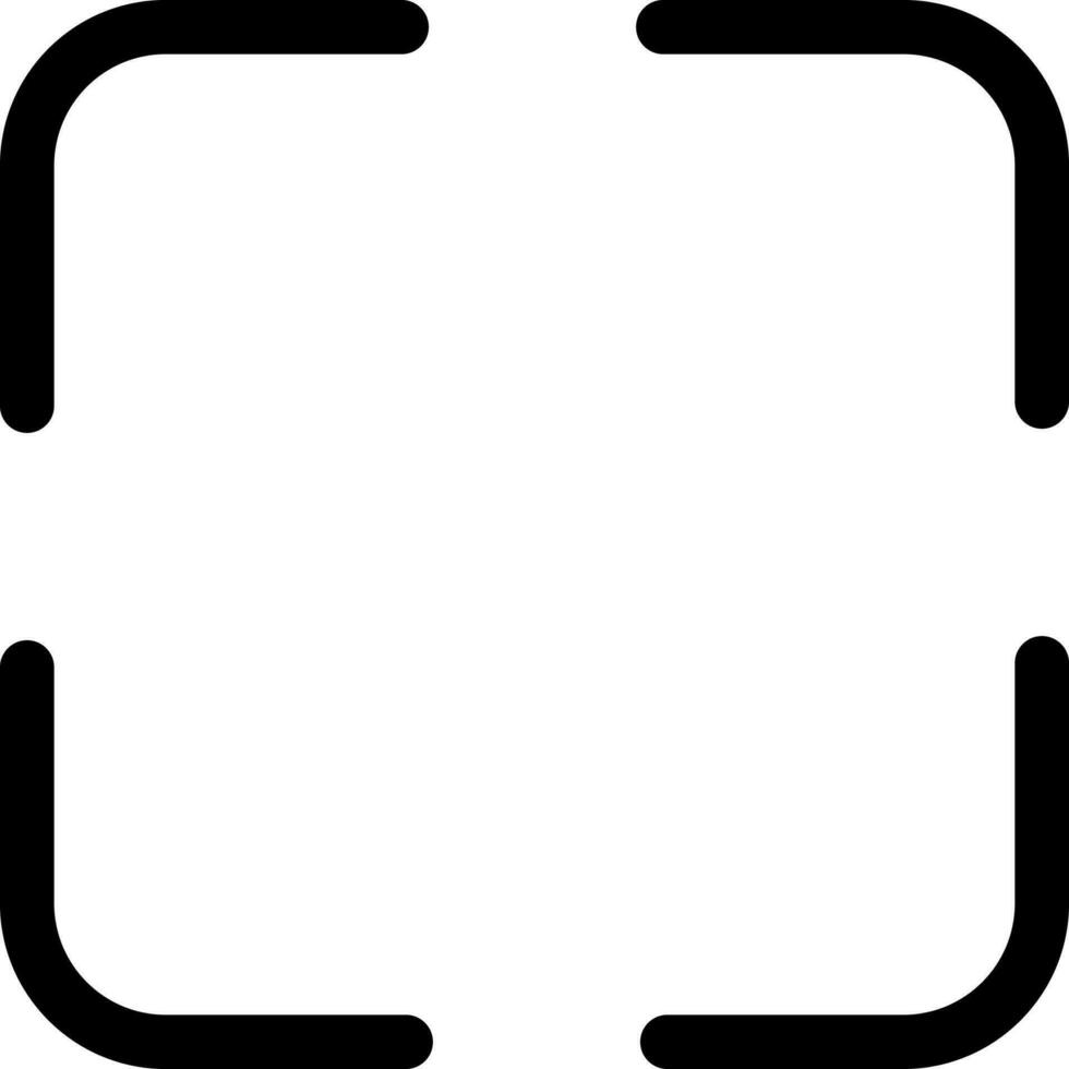 Black and White crop in flat style. vector