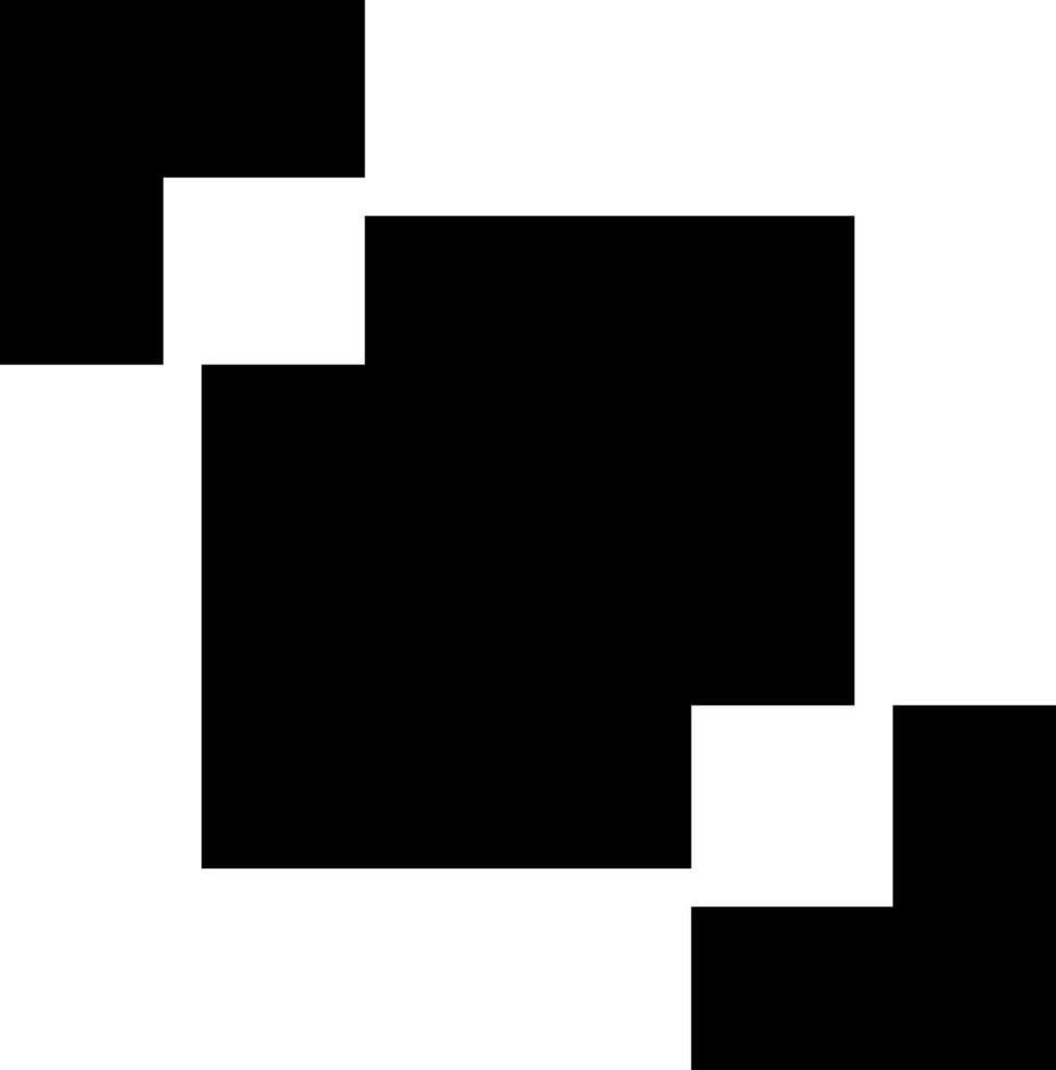 Black and white back in flat style. vector