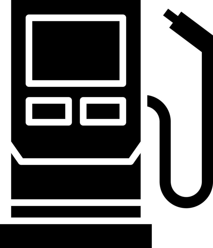 Gasoline icon in flat style. vector