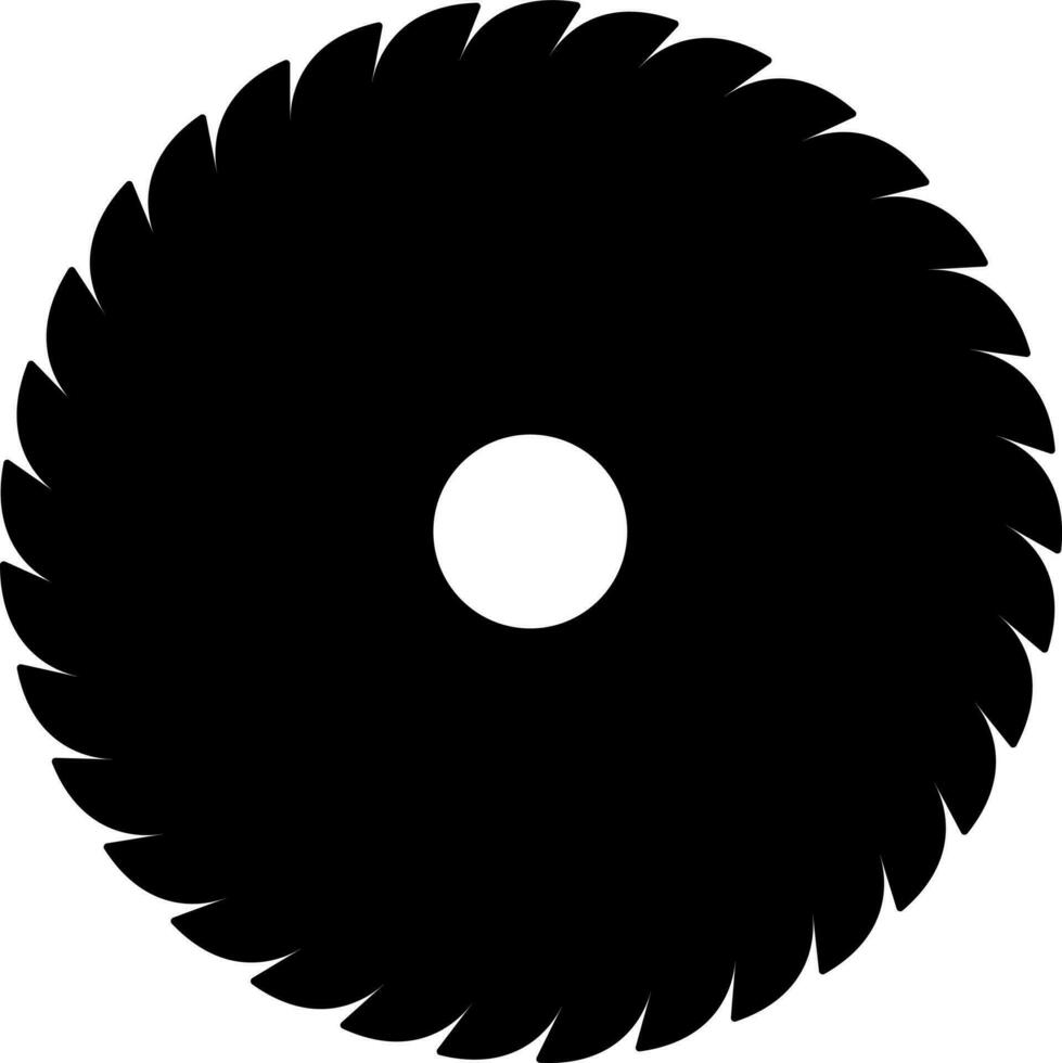 Sierra espada icono en negro color. vector