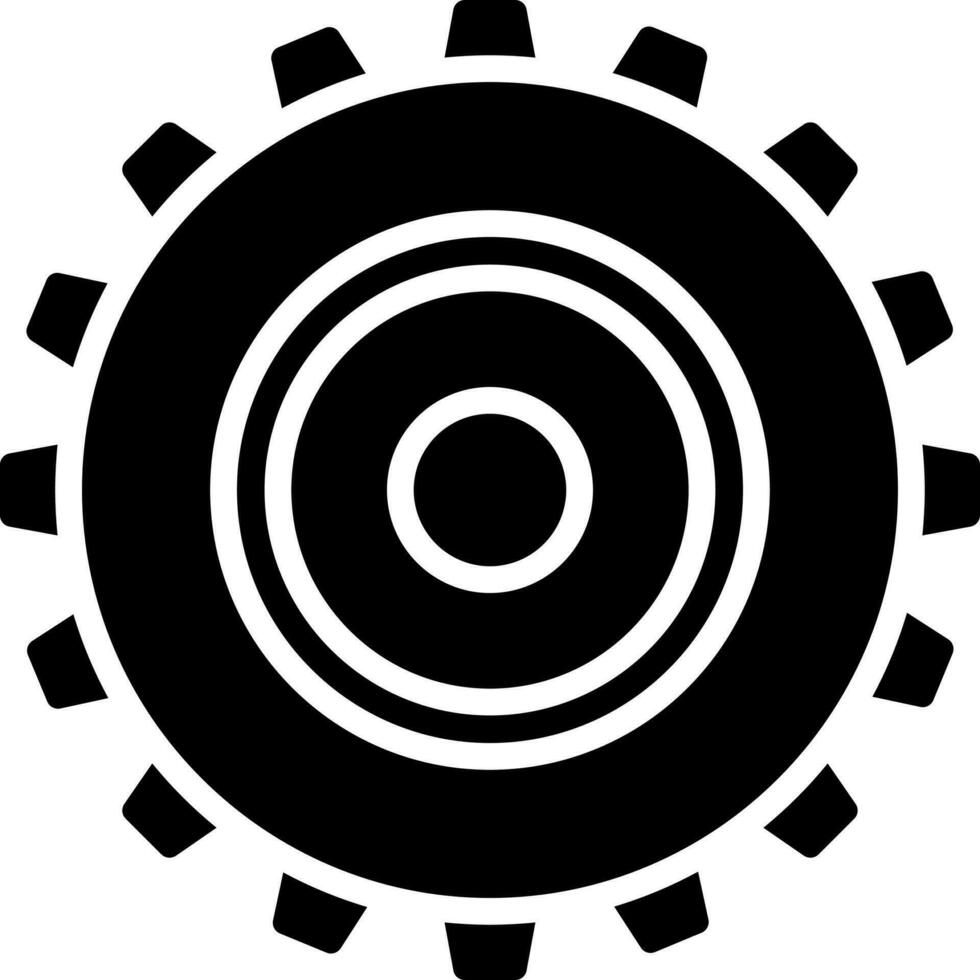 Cogwheel or setting icon or symbol. vector