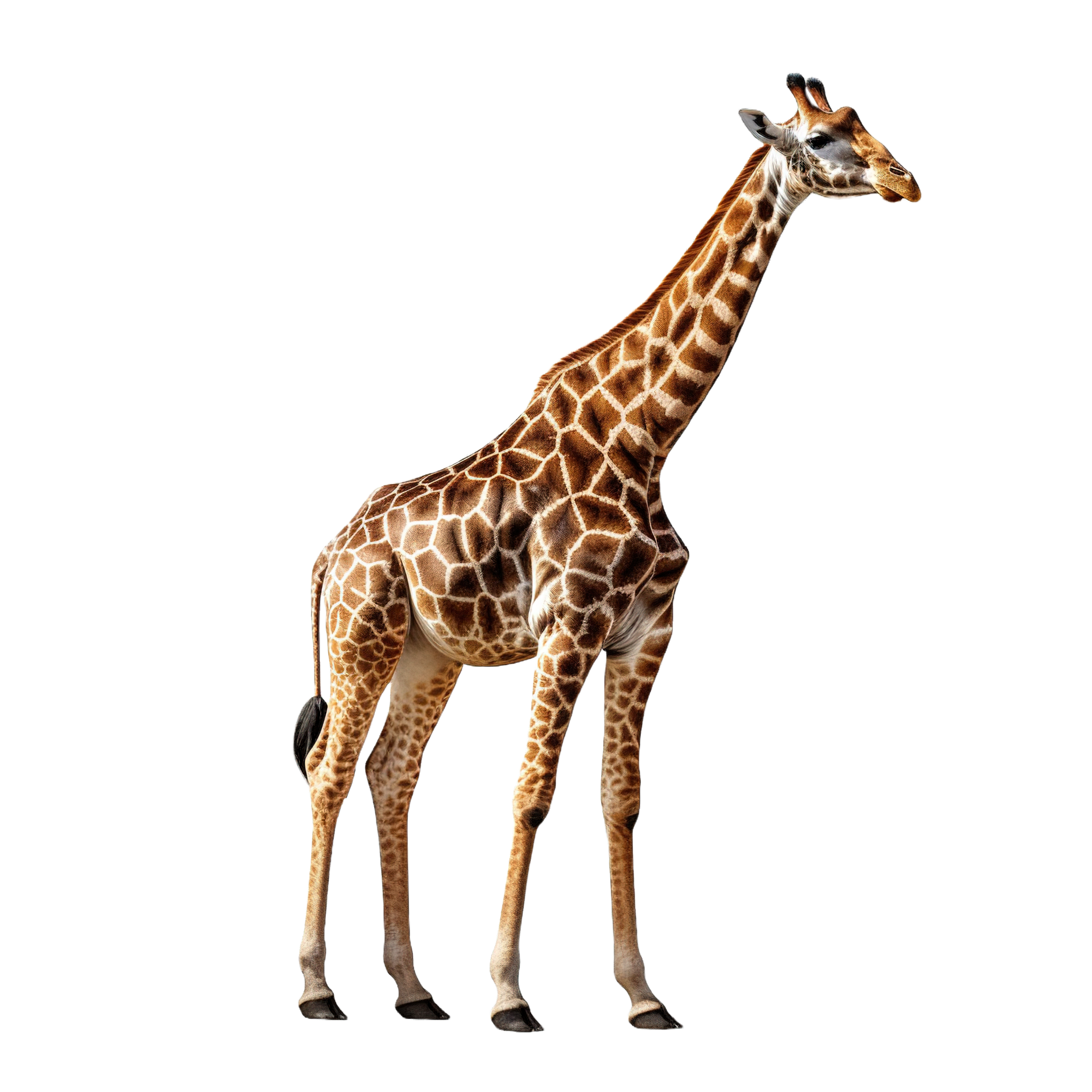 Giraffe isolate on transparent background 24280390 PNG