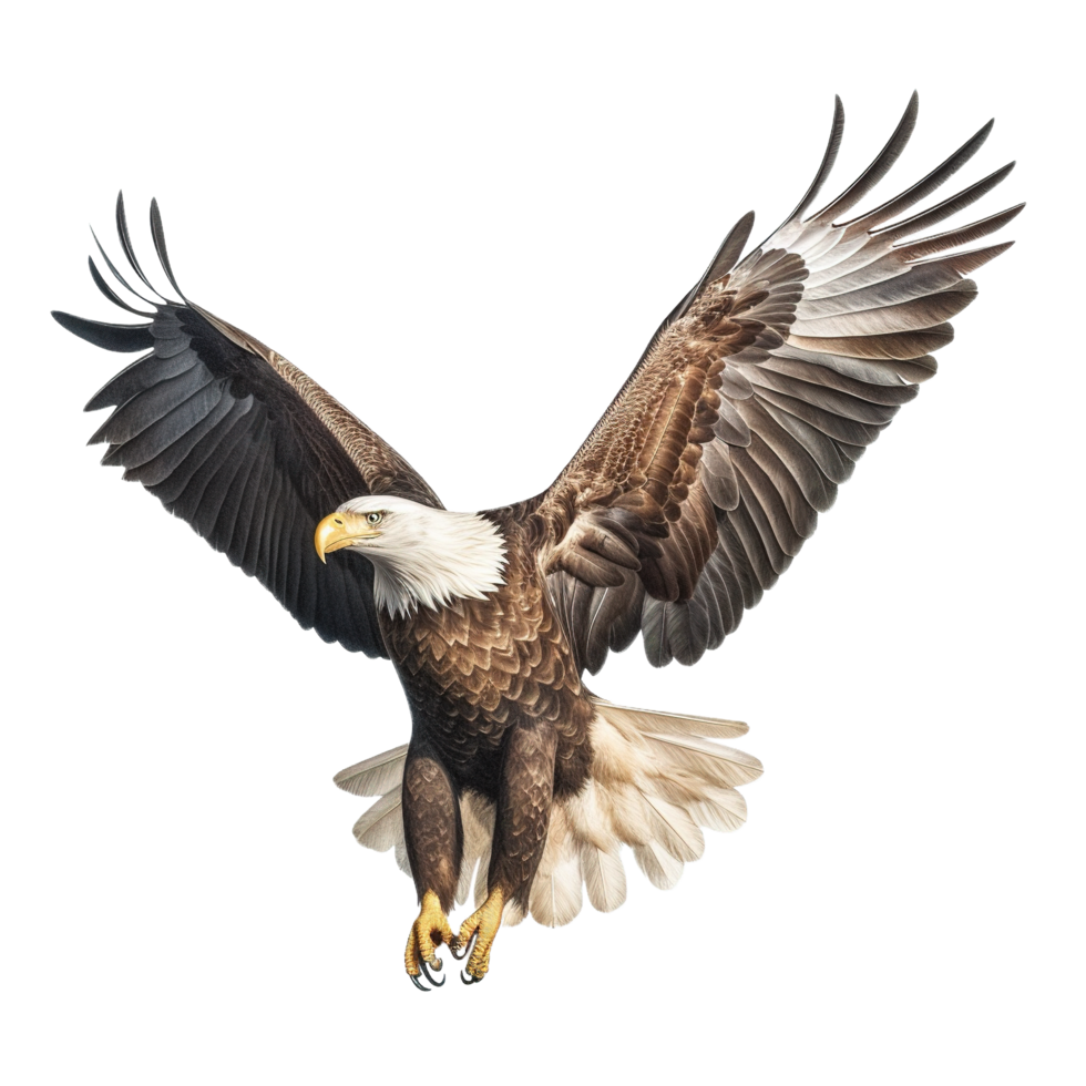 Eagle isolated on transparent background png