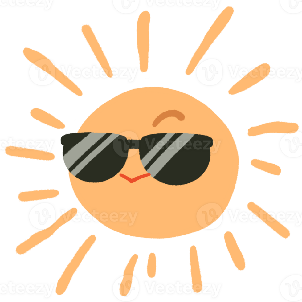 sun in summer png