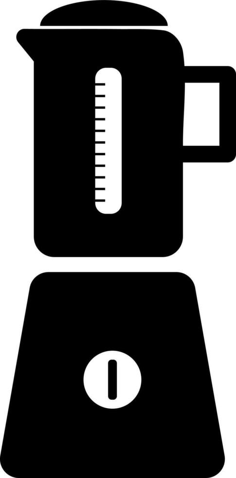 Black and White blender in flat style. vector