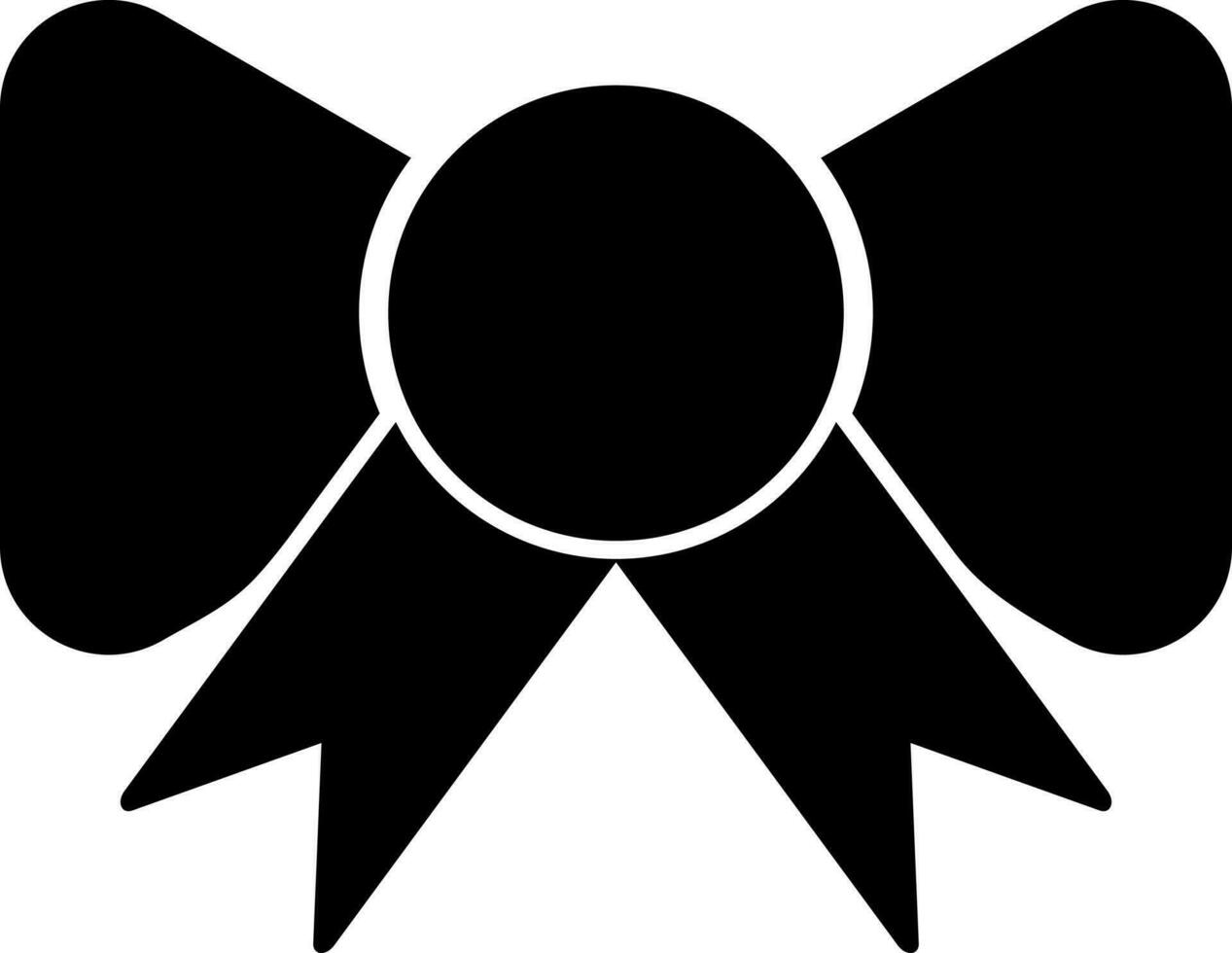 Isolated icon of Bow in flat style. vector