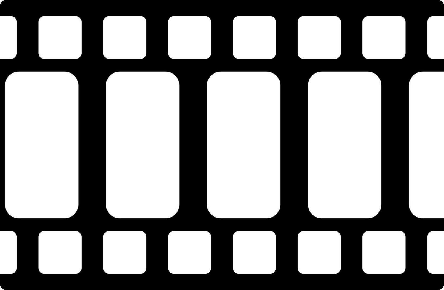 Illustration of film icon for record. vector