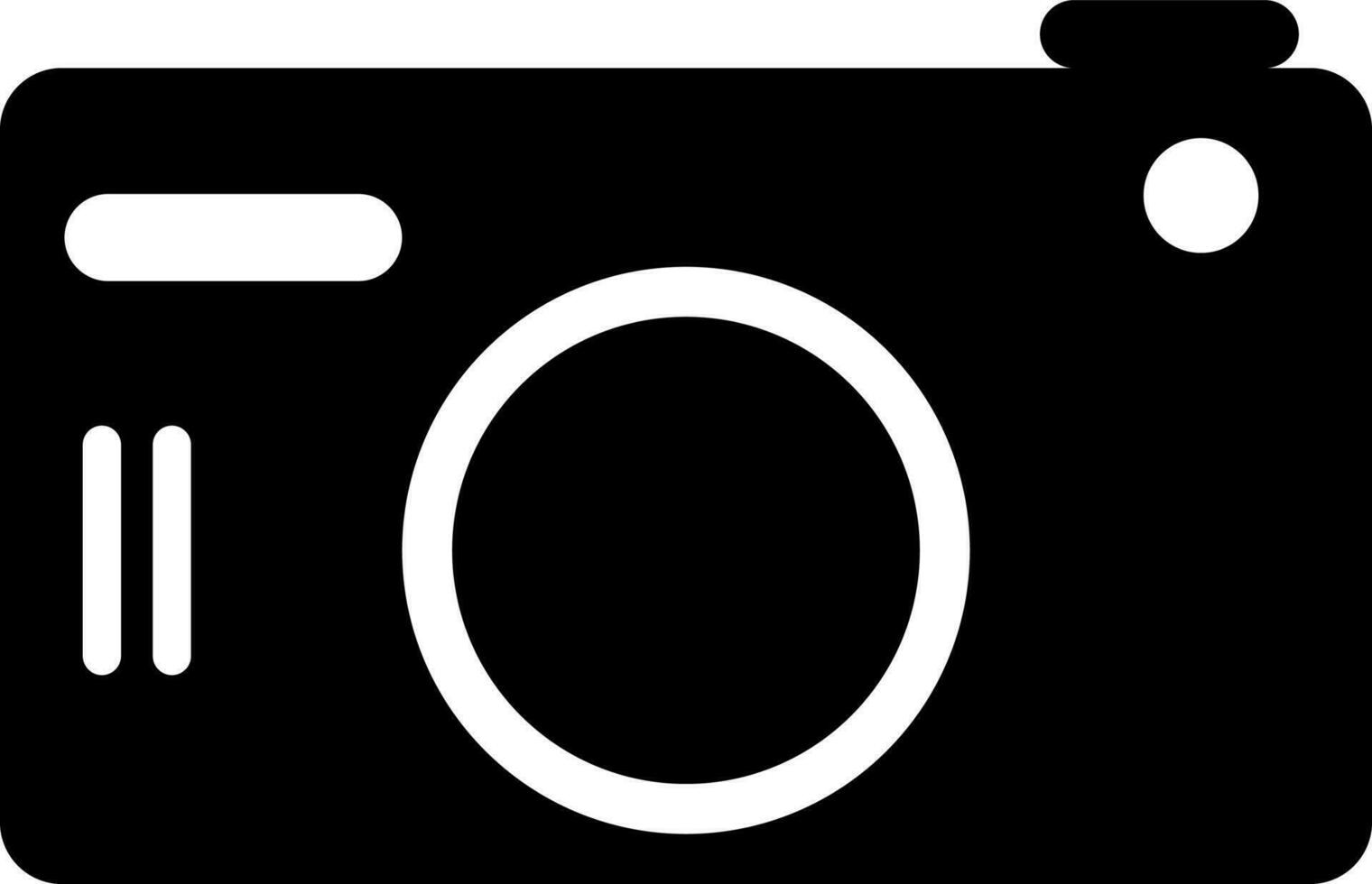 Isolated stylish camera in flat style. vector