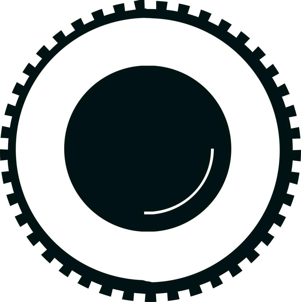 Black and white camera lens. 24280945 Vector Art at Vecteezy