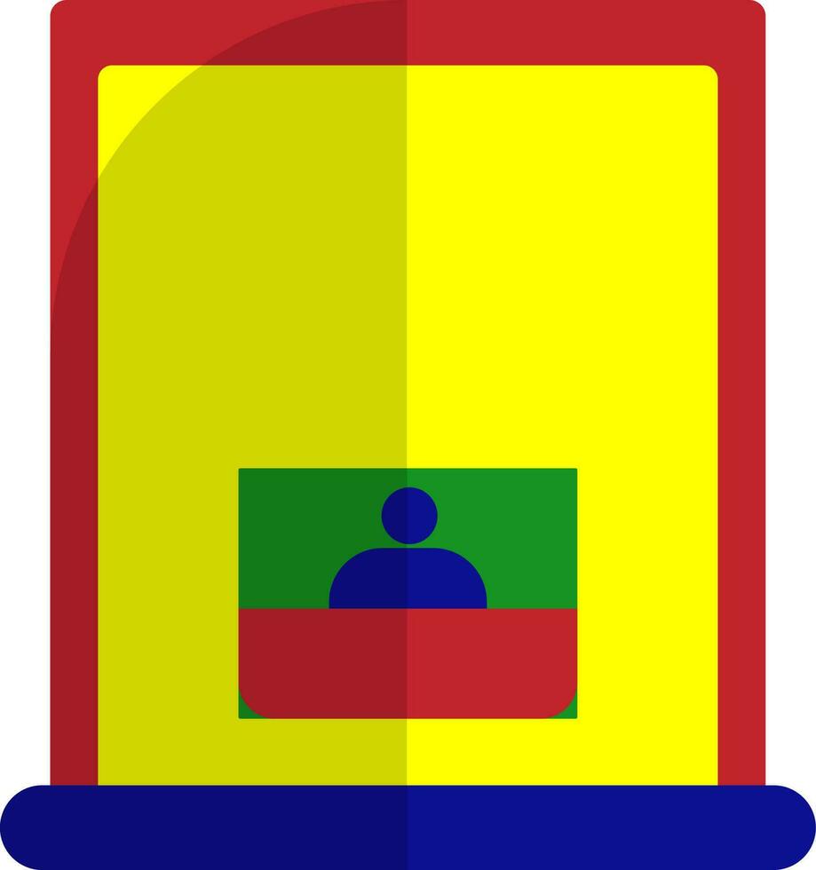 Isolated cinema ticket office. vector