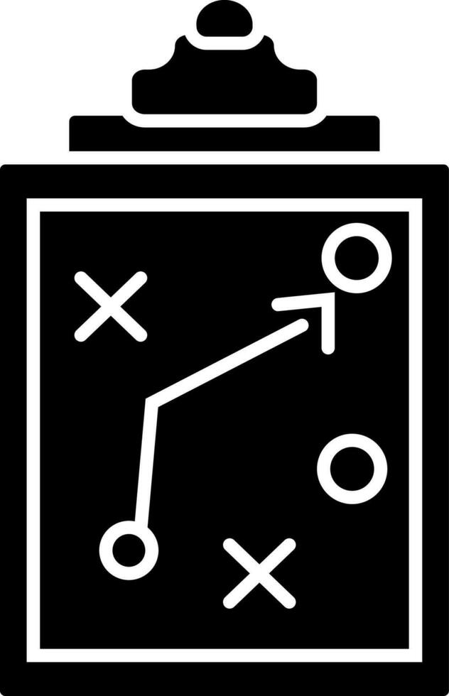 negro y blanco compartir símbolo en portapapeles icono. vector