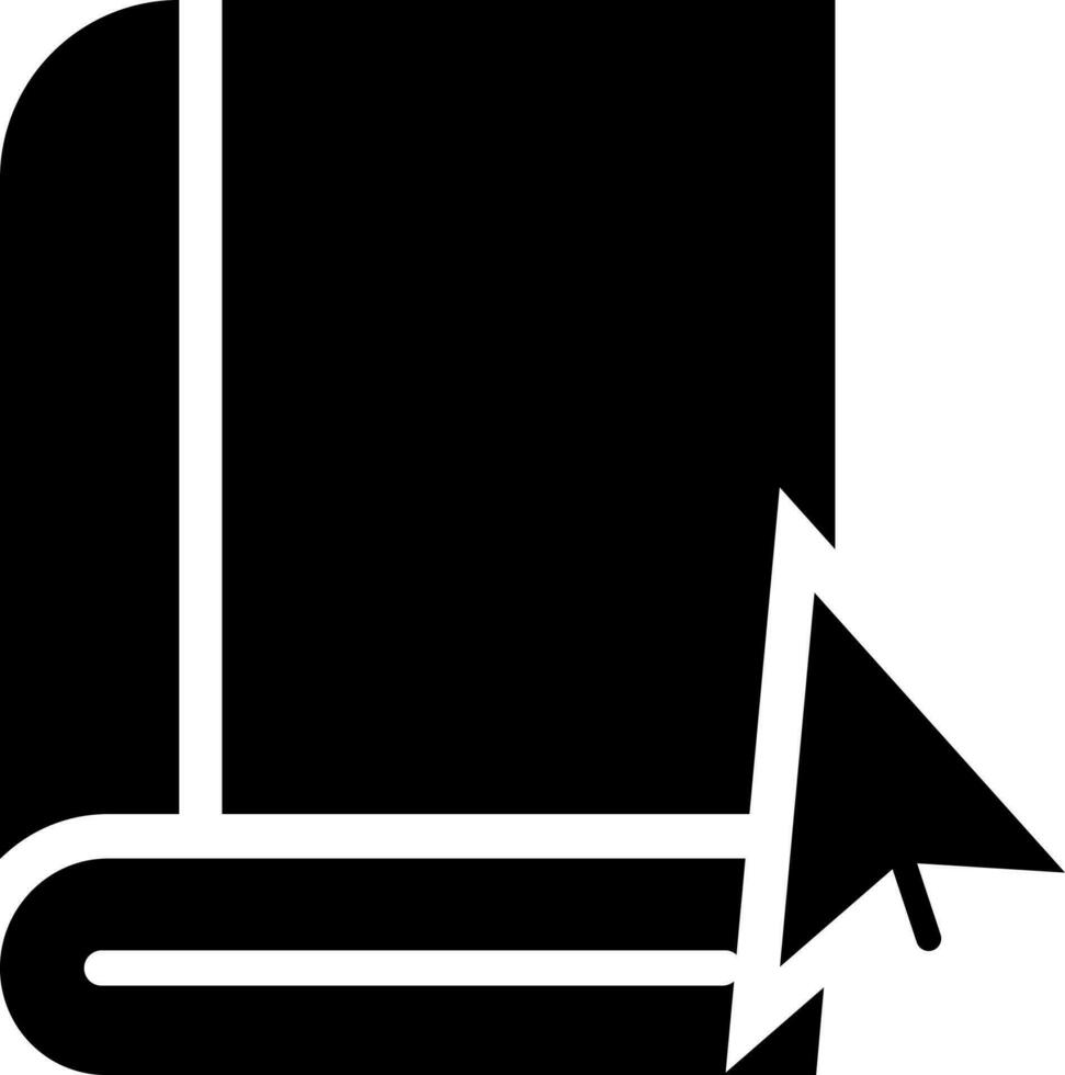 Vector illustration of book selection icon.