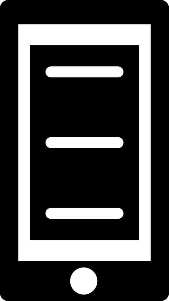 Vector illustration of smartphone.