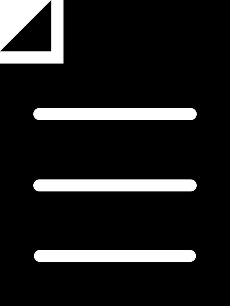 Paper document icon in flat style. vector