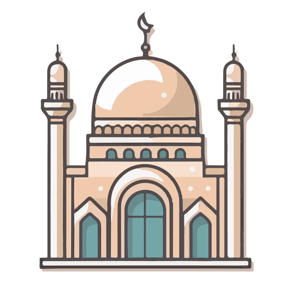 moskee logo afbeelding PNG afbeelding