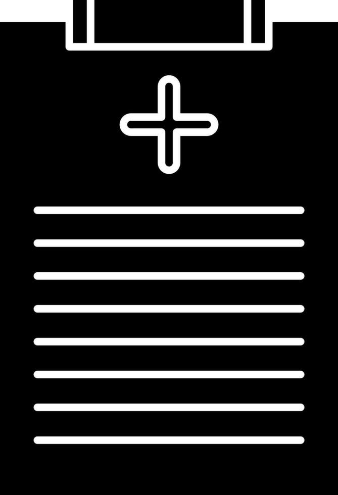 Isolated medical report icon. vector