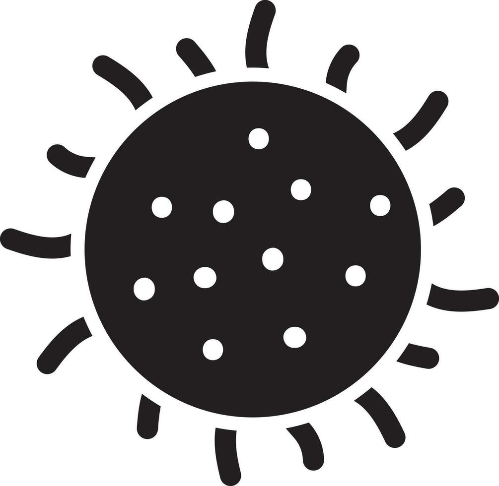 White blood cells glyph icon or symbol. vector