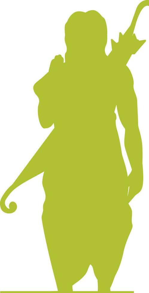 Illustration of lord Laxmana. vector