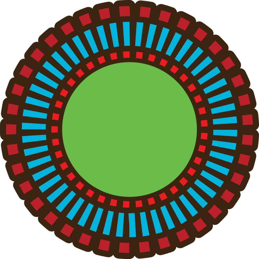 ilustración circular decorativo elemento. vector