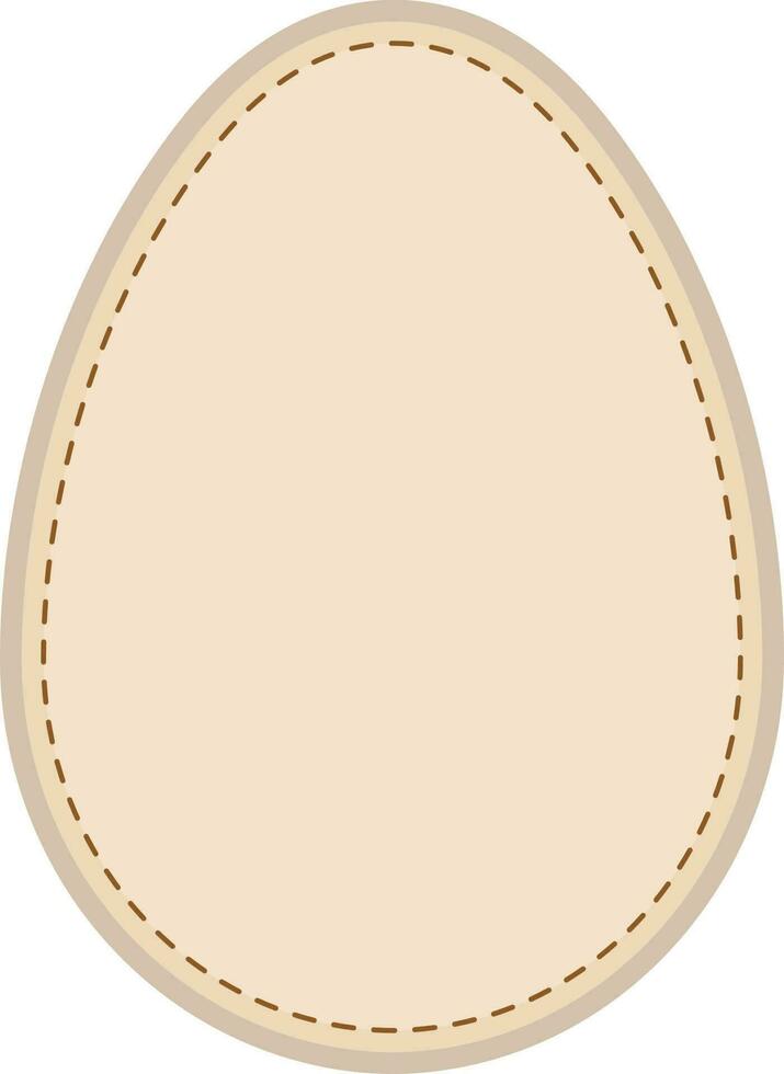 Illustration of Easter egg. vector