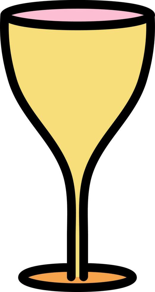 Flat illustration of Chalice. vector