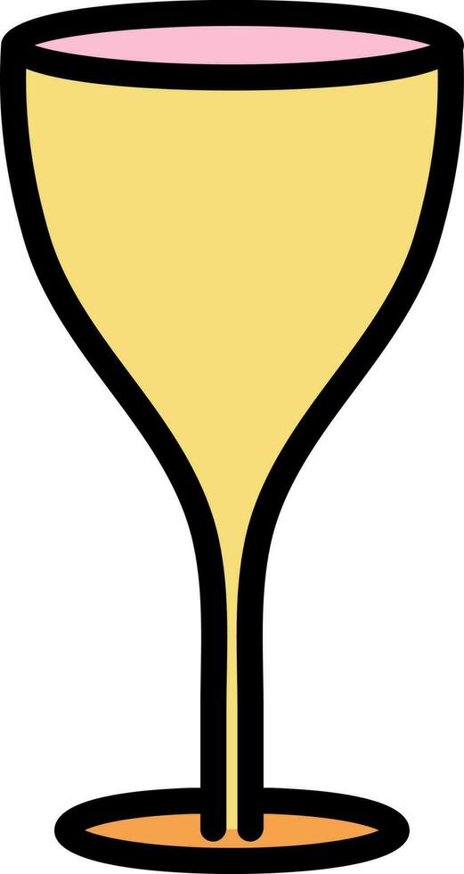 Flat illustration of Chalice. vector