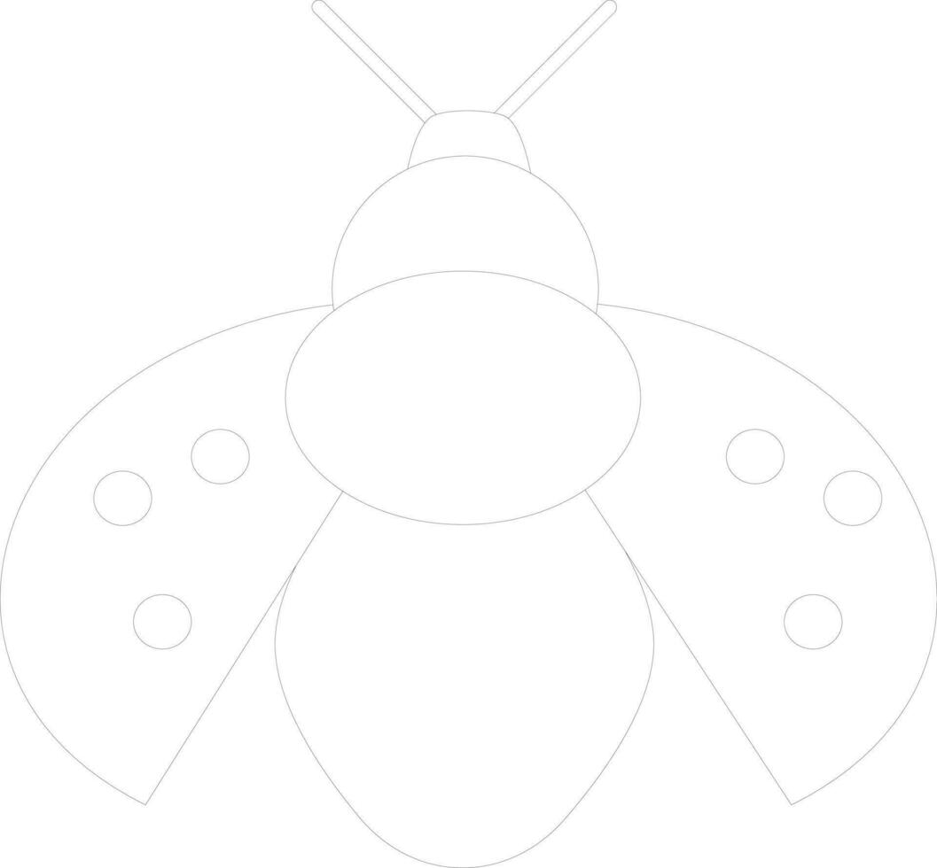 Character of a honey bee. vector