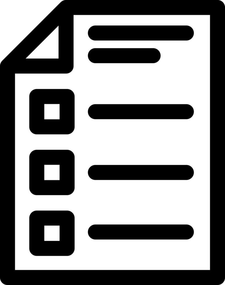 Check list interface flat icon. vector